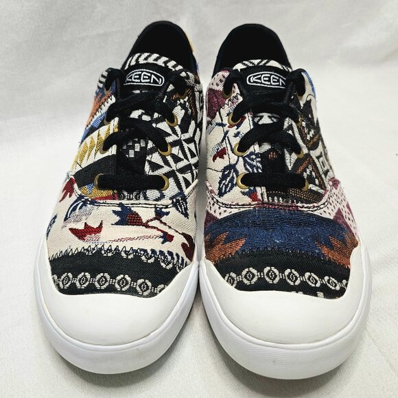 KEEN ELSA IV SNEAKERS AZTEC PATTERN LOW TOP SHOES WOMEN'S SIZE 8 - Picture 3 of 10